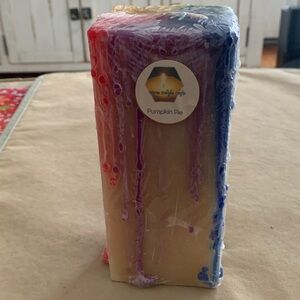 Colorful Pumpkin Pie Scented Candle